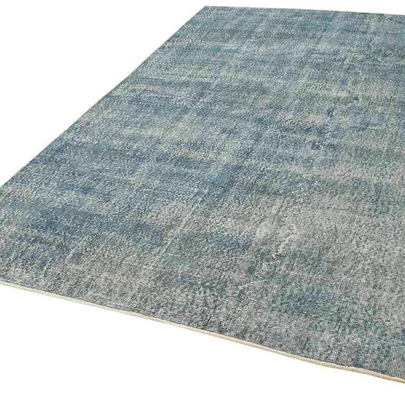Over-dyed Vintage Hand-Knotted Turkish Rug - 6' 5" x 10'  (77" x 120") - K0056176