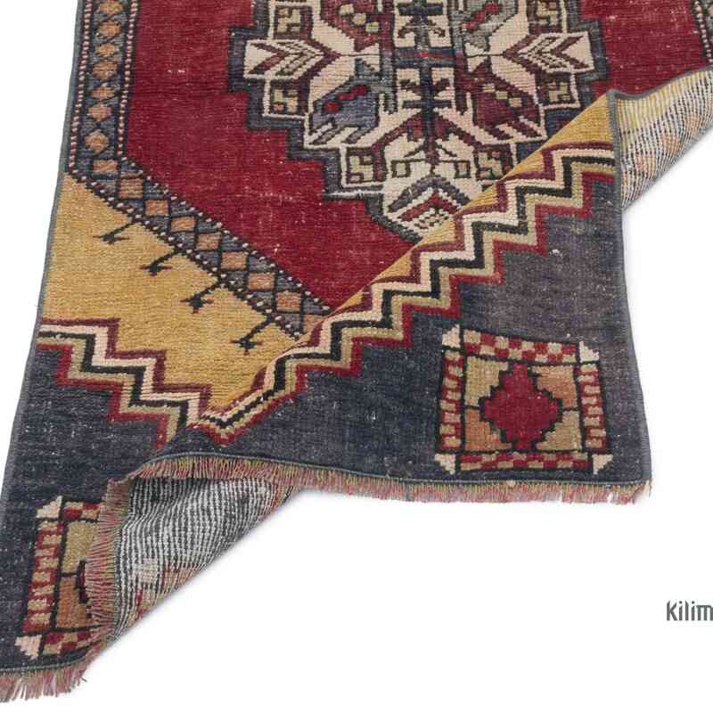 El Dokuma Vintage Halı - 71 cm x 136 cm - K0056194