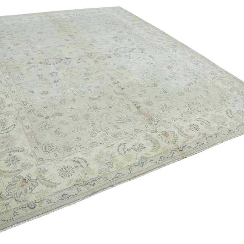 Vintage Hand-Knotted Oriental Rug - 8' 10" x 11' 6" (106" x 138") - K0056236