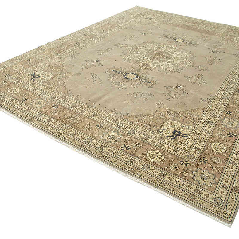 El Dokuma Vintage Halı - 274 cm x 368 cm - K0056244