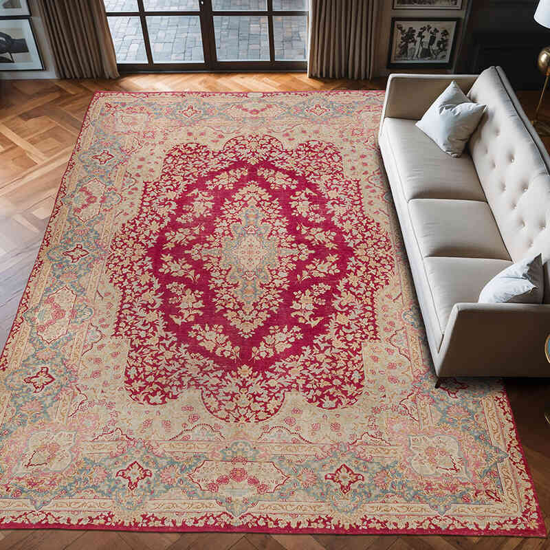 Alfombra Oriental Vintage Anudada a Mano - 295 cm x 420 cm - K0056247