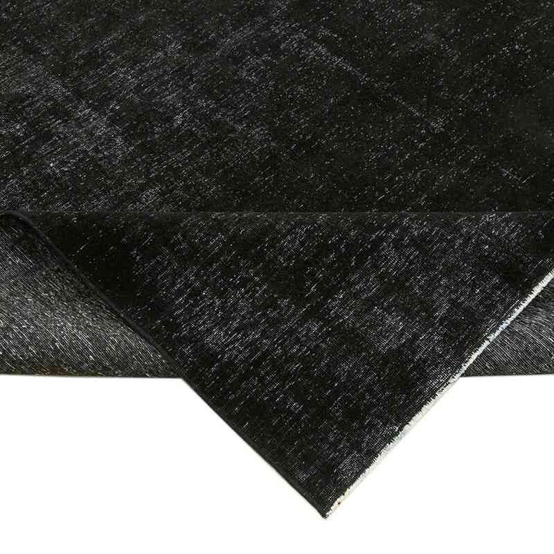 Siyah Boyalı El Dokuma Vintage Halı - 300 cm x 400 cm - K0056336