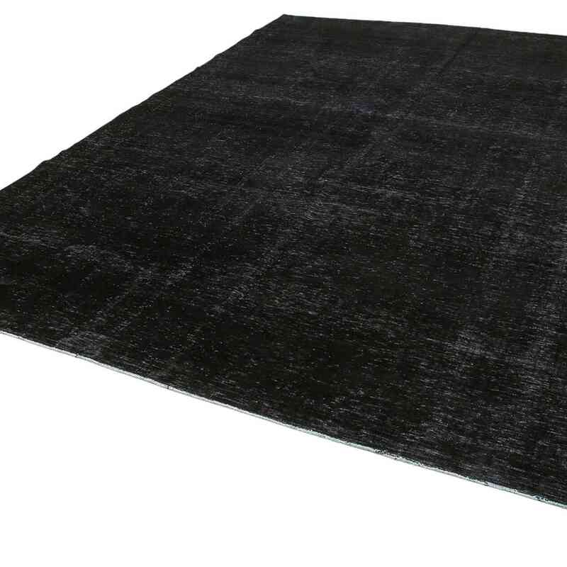 Siyah Boyalı El Dokuma Vintage Halı - 300 cm x 400 cm - K0056338