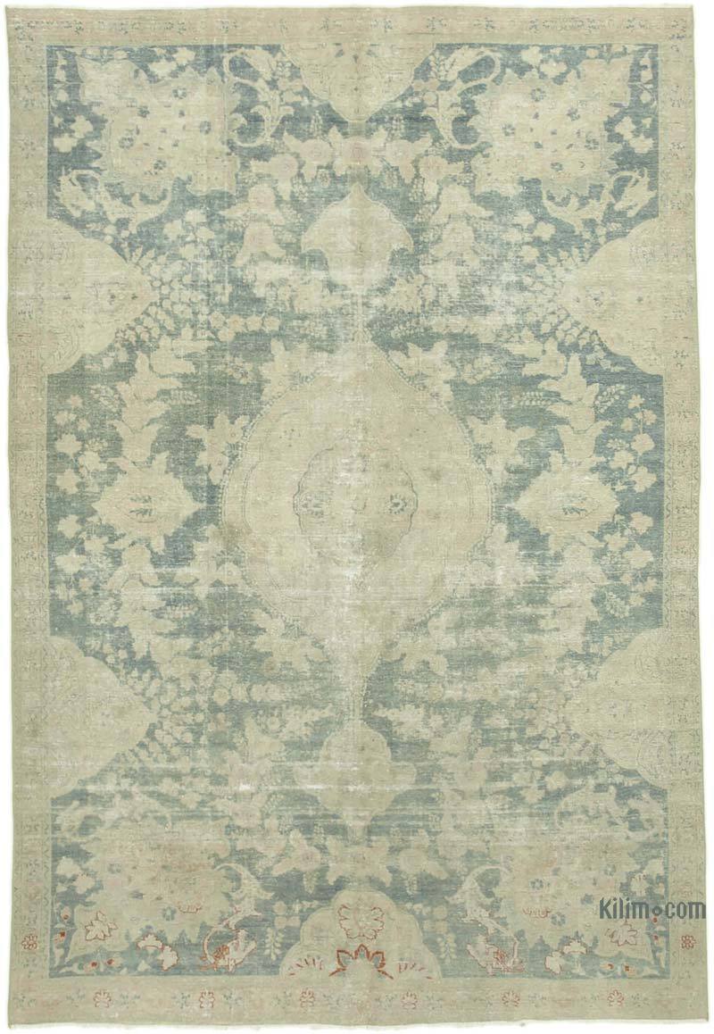 Vintage Hand-Knotted Oriental Rug - 6' 11" x 10' 4" (83" x 124") - K0056345