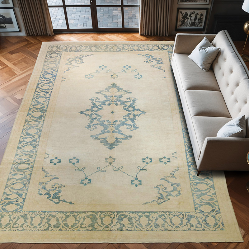 Alfombra Vintage Turca Anudada a Mano - 270 cm x 400 cm - K0056413