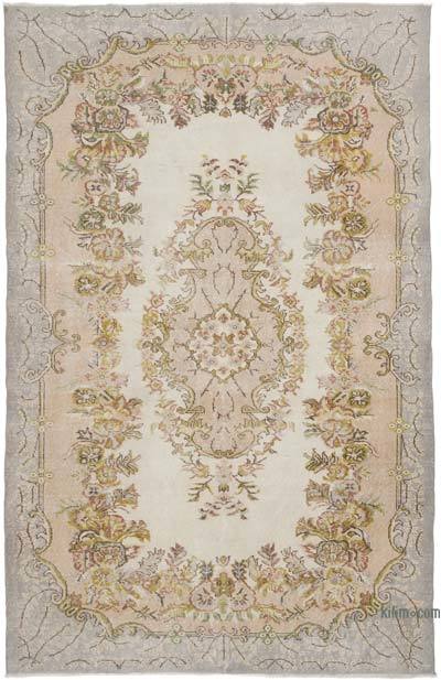 Alfombra Vintage Turca Anudada a Mano - 186 cm x 293 cm