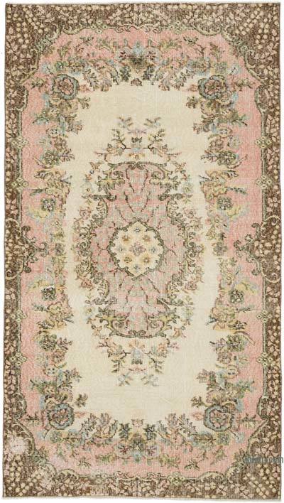 Vintage Turkish Hand-Knotted Rug - 3' 8" x 6' 6" (44" x 78")