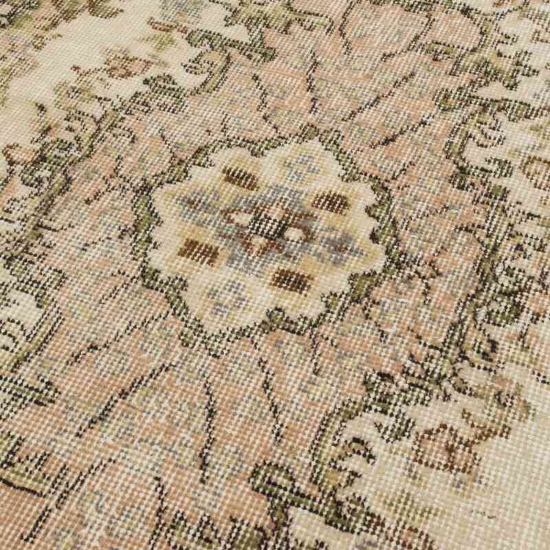 Alfombra Vintage Turca Anudada a Mano - 114 cm x 200 cm - K0056455