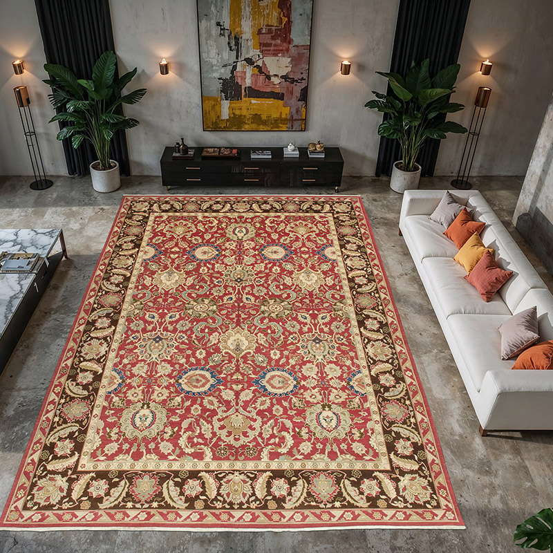 Nueva Alfombra Oushak Tejida a Mano - 302 cm x 437 cm - K0056488