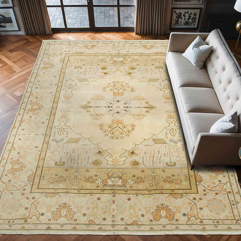 Yeni El Dokuma Uşak Halısı - 306 cm x 413 cm - K0056489