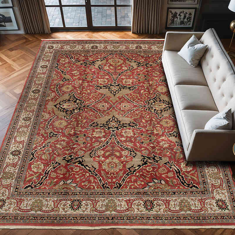 Yeni El Dokuma Uşak Halısı - 305 cm x 418 cm - K0056490