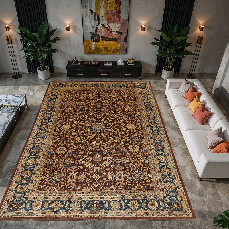 New Hand-Knotted Wool Oushak Rug - 10'  x 14'  (120" x 168") - K0056494