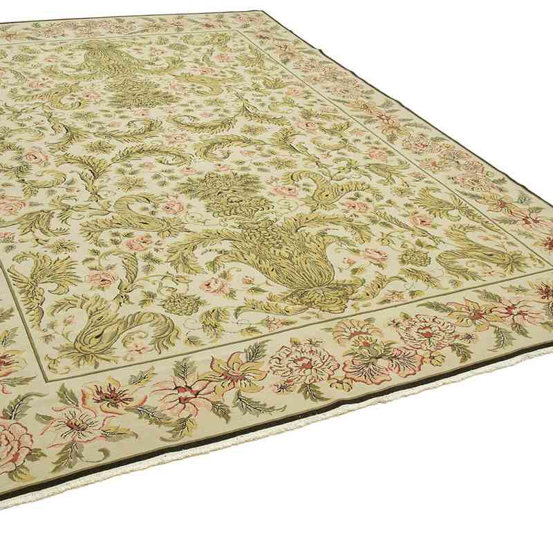 New Hand-Knotted Wool Oushak Rug - 10'  x 13' 7" (120" x 163") - K0056495