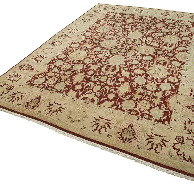 New Hand-Knotted Wool Oushak Rug - 10' 2" x 14' 2" (122" x 170") - K0056498