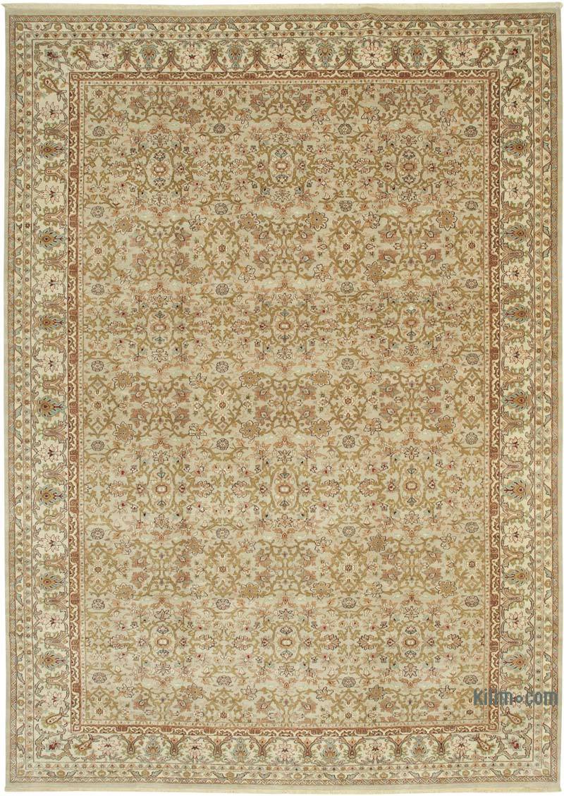 New Hand-Knotted Wool Oushak Rug - 9' 10" x 13' 9" (118" x 165") - K0056499
