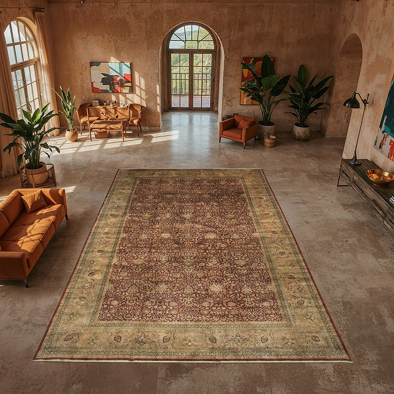 New Hand-Knotted Wool Oushak Rug - 11' 8" x 17' 11" (140" x 215") - K0056503