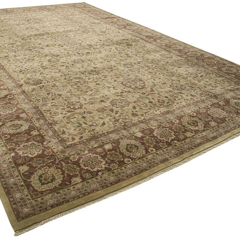 Nueva Alfombra Oushak Tejida a Mano - 341 cm x 545 cm - K0056504