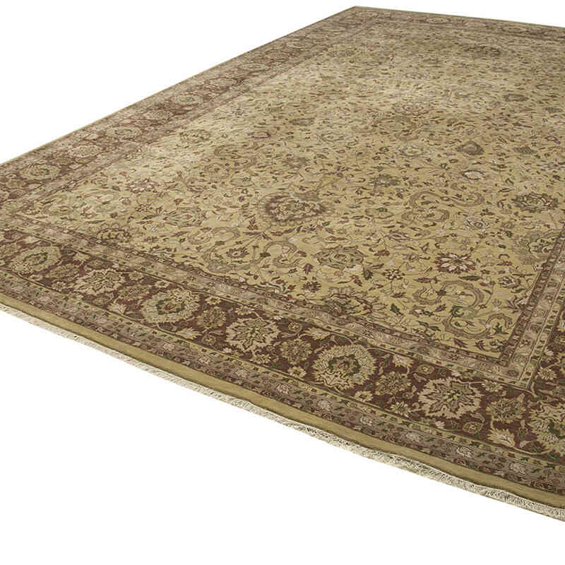 Nueva Alfombra Oushak Tejida a Mano - 341 cm x 545 cm - K0056504