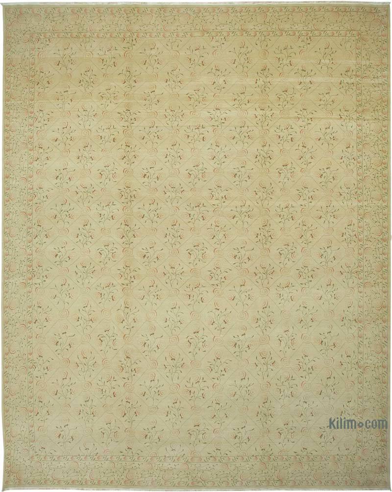 New Hand-Knotted Wool Oushak Rug - 12'  x 15' 1" (144" x 181") - K0056505