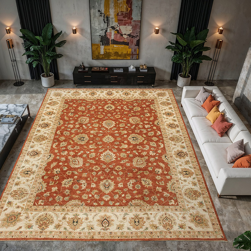 New Hand-Knotted Wool Oushak Rug - 12'  x 15' 1" (144" x 181") - K0056506