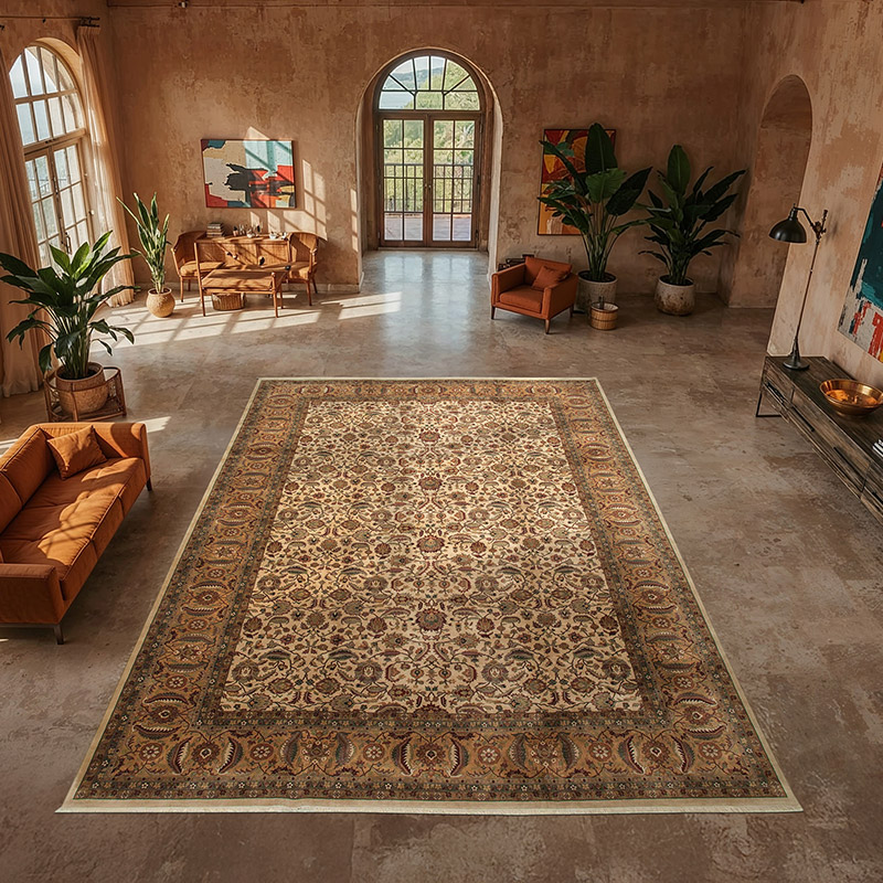 Nueva Alfombra Oushak Tejida a Mano - 370 cm x 527 cm - K0056508