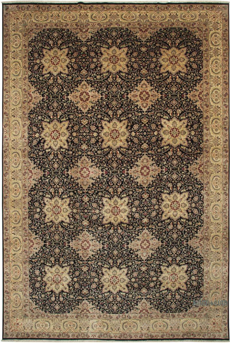 New Hand-Knotted Wool Oushak Rug - 11' 9" x 17' 7" (141" x 211") - K0056509