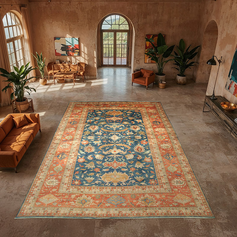 New Hand-Knotted Wool Oushak Rug - 12'  x 17' 5" (144" x 209") - K0056512