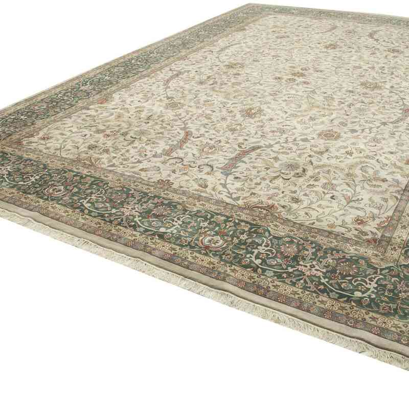 New Hand-Knotted Wool Oushak Rug - 11' 11" x 17' 11" (143" x 215") - K0056517