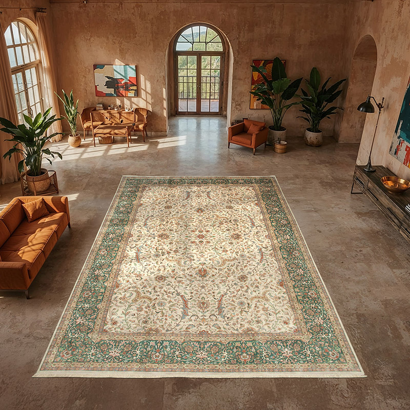 New Hand-Knotted Wool Oushak Rug - 11' 11" x 17' 11" (143" x 215") - K0056517