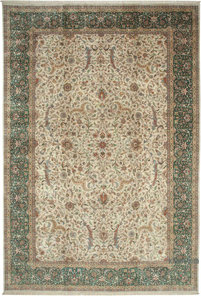 New Hand-Knotted Wool Oushak Rug - 11' 11" x 17' 11" (143" x 215") - K0056517