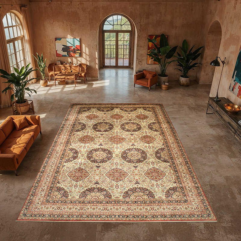 Nueva Alfombra Oushak Tejida a Mano - 372 cm x 545 cm - K0056525