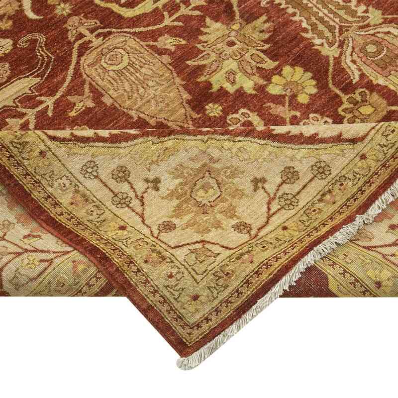 New Hand-Knotted Wool Oushak Rug - 12'  x 14' 7" (144" x 175") - K0056529