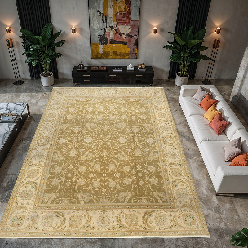 New Hand-Knotted Wool Oushak Rug - 12'  x 14' 11" (144" x 179") - K0056531
