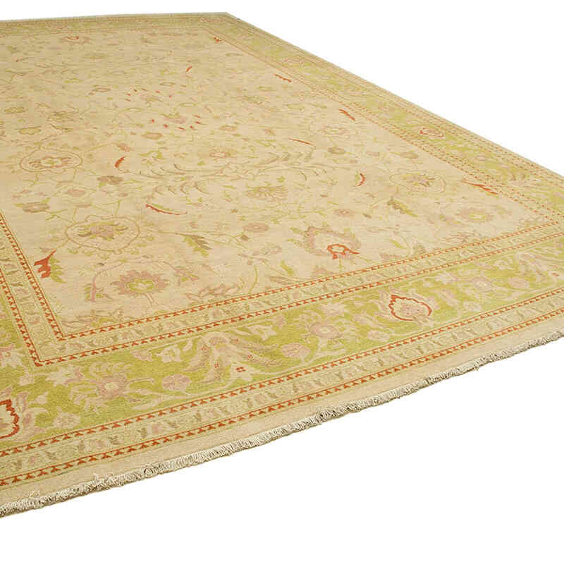 Nueva Alfombra Oushak Tejida a Mano - 371 cm x 530 cm - K0056533