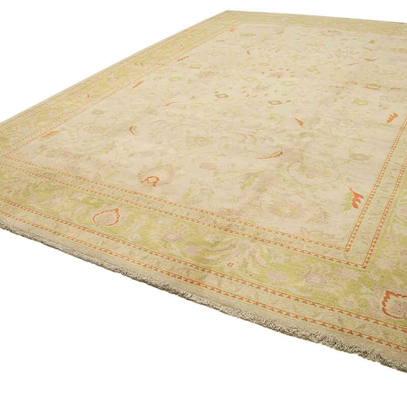 Nueva Alfombra Oushak Tejida a Mano - 371 cm x 530 cm - K0056533
