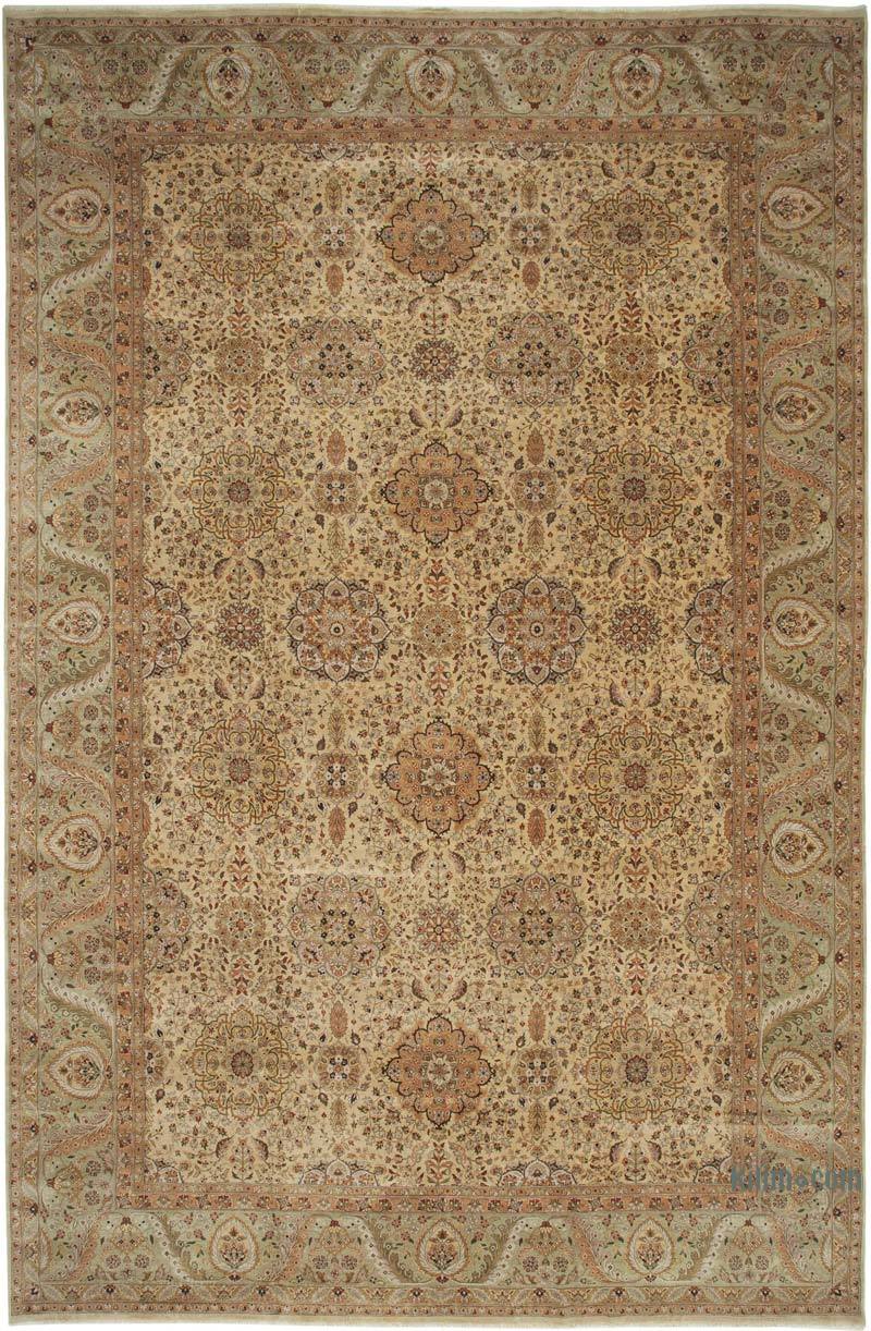 New Hand-Knotted Wool Oushak Rug - 12' 2" x 18' 8" (146" x 224") - K0056534