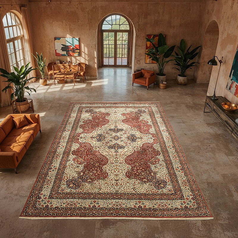 Nueva Alfombra Oushak Tejida a Mano - 370 cm x 548 cm - K0056535