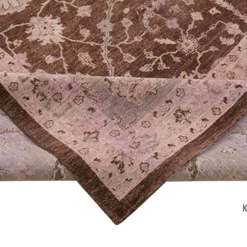 New Hand-Knotted Wool Oushak Rug - 11' 11" x 14' 9" (143" x 177") - K0056538