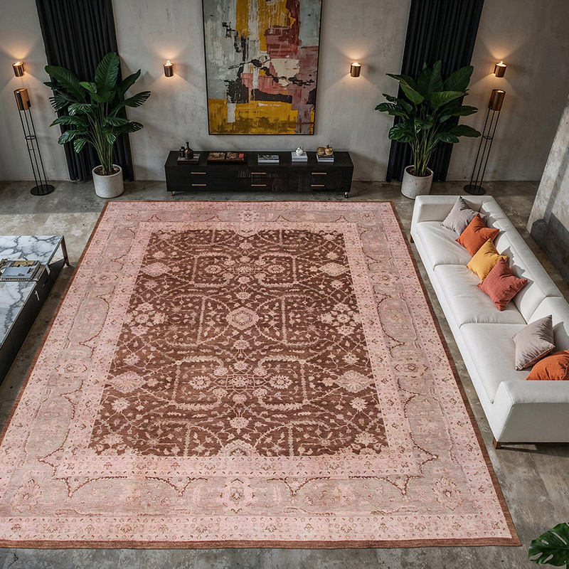 Nueva Alfombra Oushak Tejida a Mano - 364 cm x 449 cm - K0056538