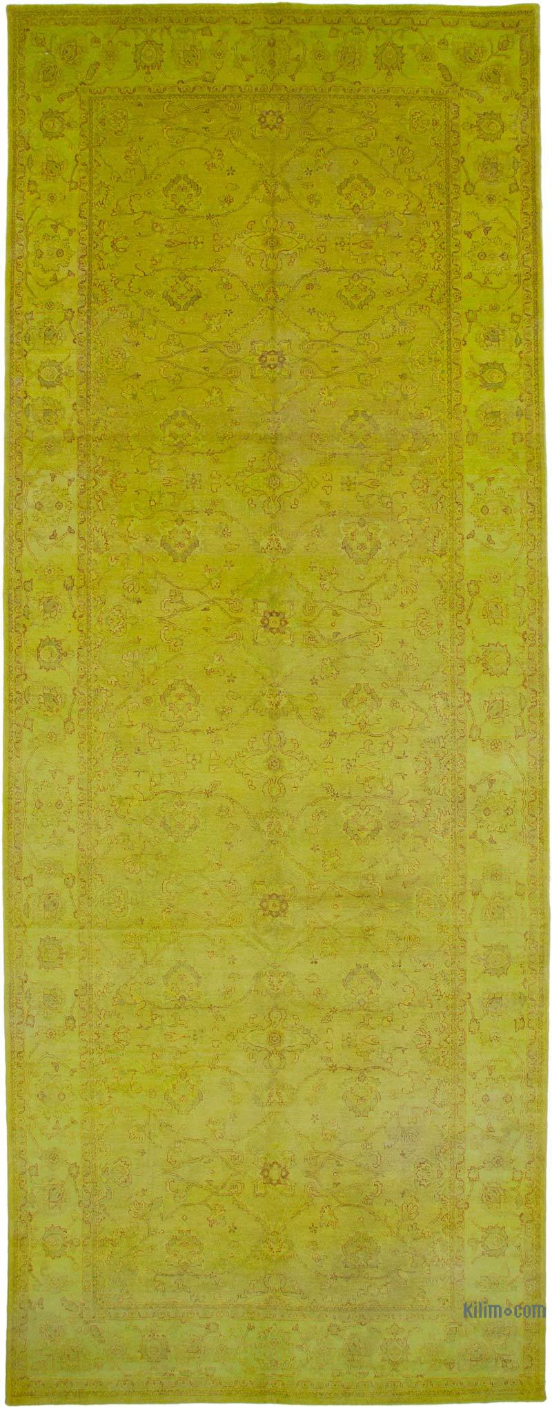 New Hand-Knotted Wool Oushak Rug - 7' 10" x 21' 1" (94" x 253") - K0056543