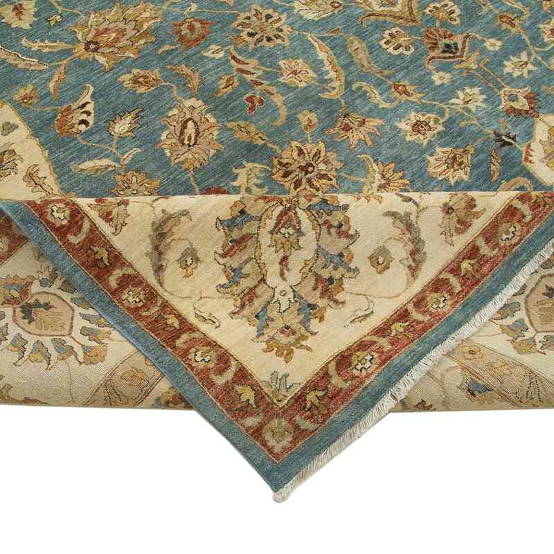 New Hand-Knotted Wool Oushak Rug - 11' 11" x 17' 11" (143" x 215") - K0056546