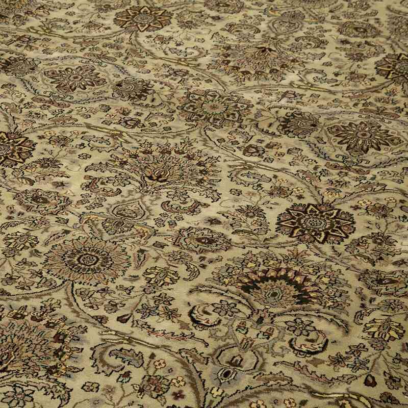 New Hand-Knotted Wool Oushak Rug - 11' 9" x 17' 11" (141" x 215") - K0056549