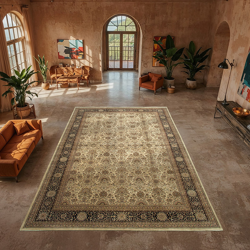 New Hand-Knotted Wool Oushak Rug - 11' 9" x 17' 11" (141" x 215") - K0056549