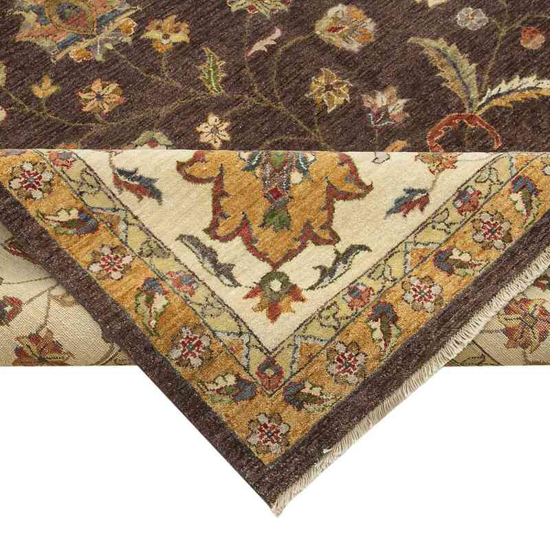 New Hand-Knotted Wool Oushak Rug - 11' 10" x 17' 11" (142" x 215") - K0056554