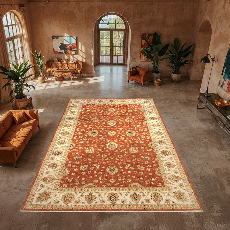Nueva Alfombra Oushak Tejida a Mano - 360 cm x 558 cm - K0056555
