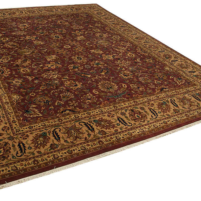 Nueva Alfombra Oushak Tejida a Mano - 368 cm x 463 cm - K0056556
