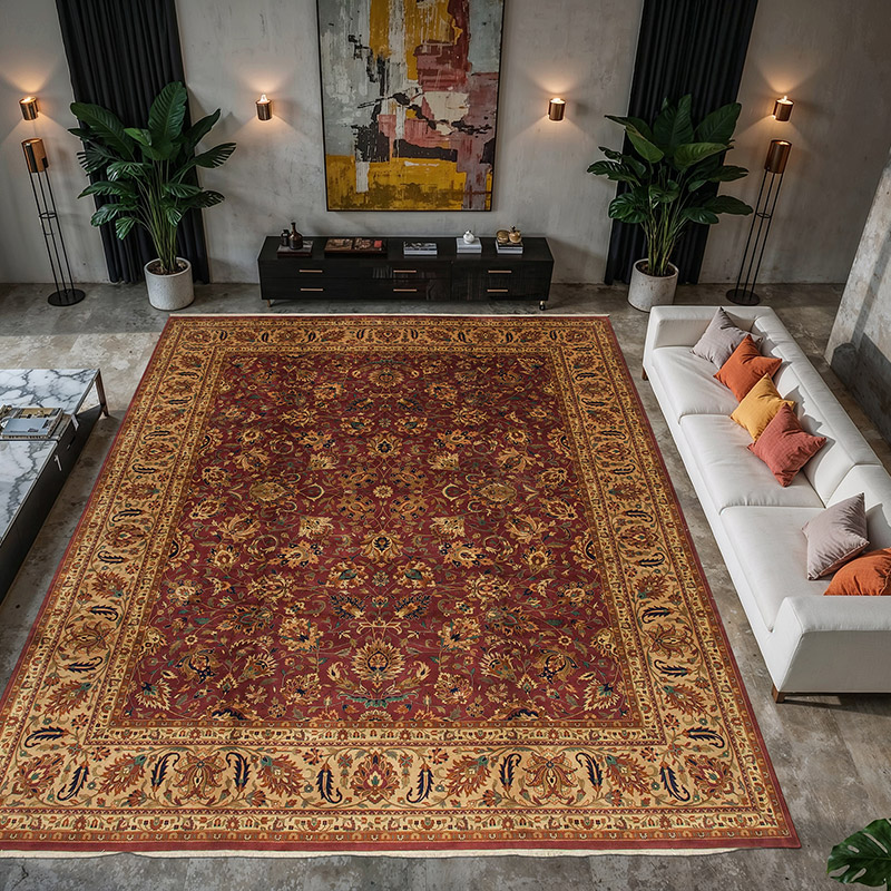 Nueva Alfombra Oushak Tejida a Mano - 368 cm x 463 cm - K0056556