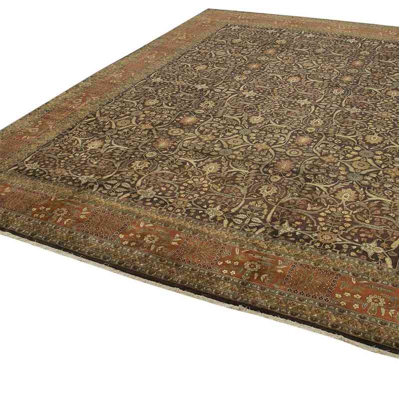 New Hand-Knotted Wool Oushak Rug - 12' 4" x 15' 10" (148" x 190") - K0056559