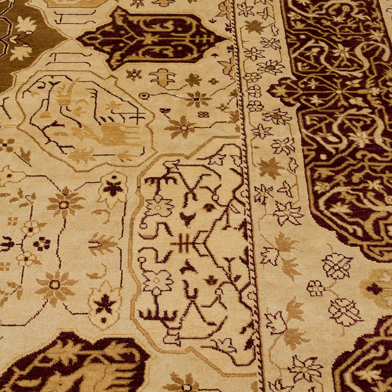 New Hand-Knotted Wool Oushak Rug - 12'  x 15' 1" (144" x 181") - K0056562