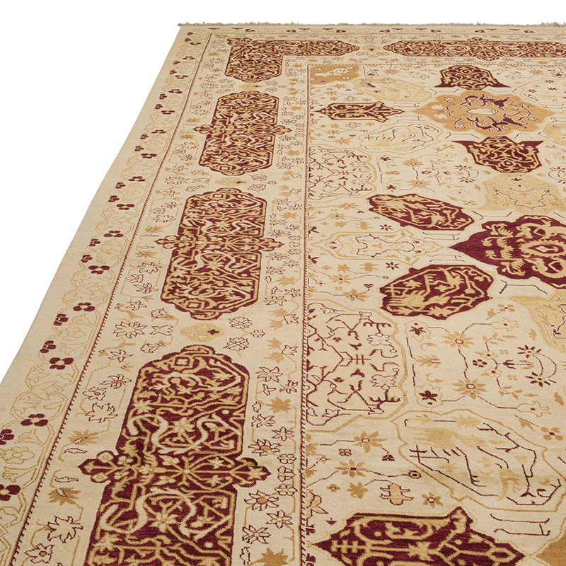 New Hand-Knotted Wool Oushak Rug - 12'  x 15' 1" (144" x 181") - K0056562